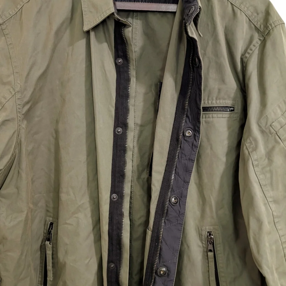 Rag & Bone Military Field Jacket Olive Green XXL Made in USA - Picture 6 of 9